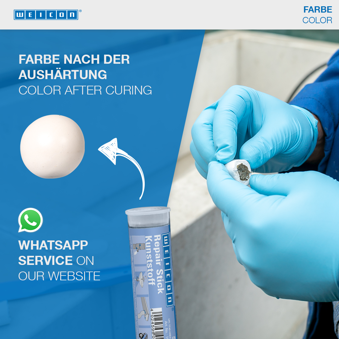 Repair Stick Kunststoff | Reparaturknete mit Trinkwasserzulassung