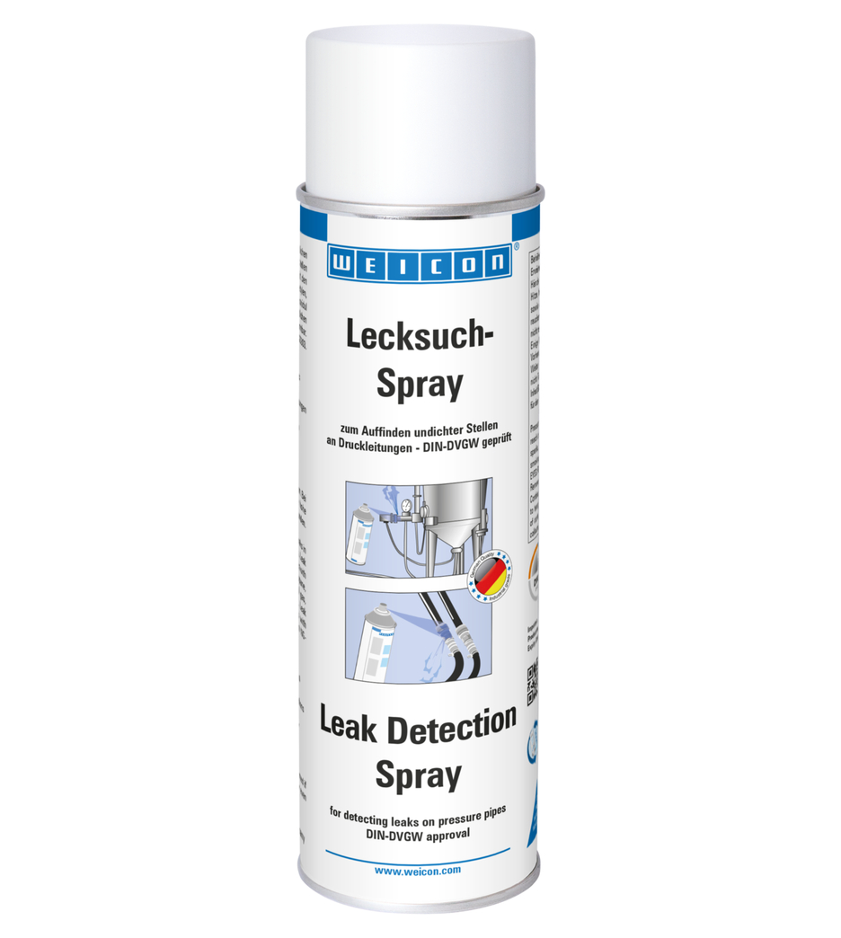 Lecksuch-Spray | Risse und Undichtigkeiten an Druckleitungen auffinden